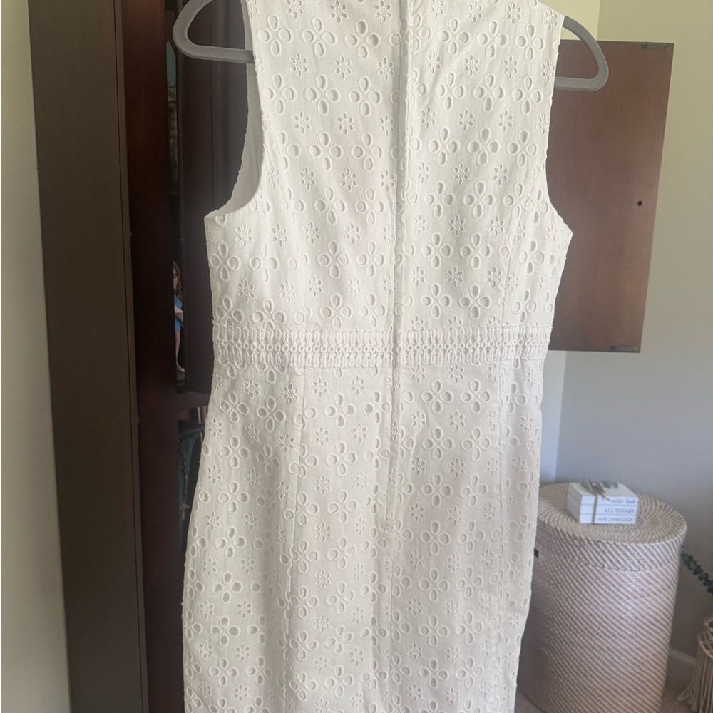 Lilly Pulitzer White Floral Midi Dress - Picture 4 of 4